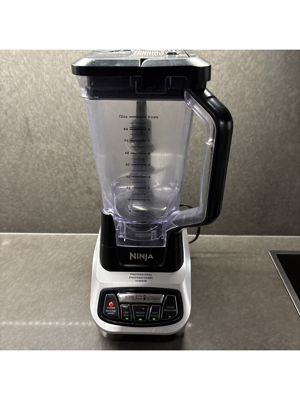 NINJA BL620c Professional 72oz 1000W Blender Smoothie High Speed Pitcher Tested
